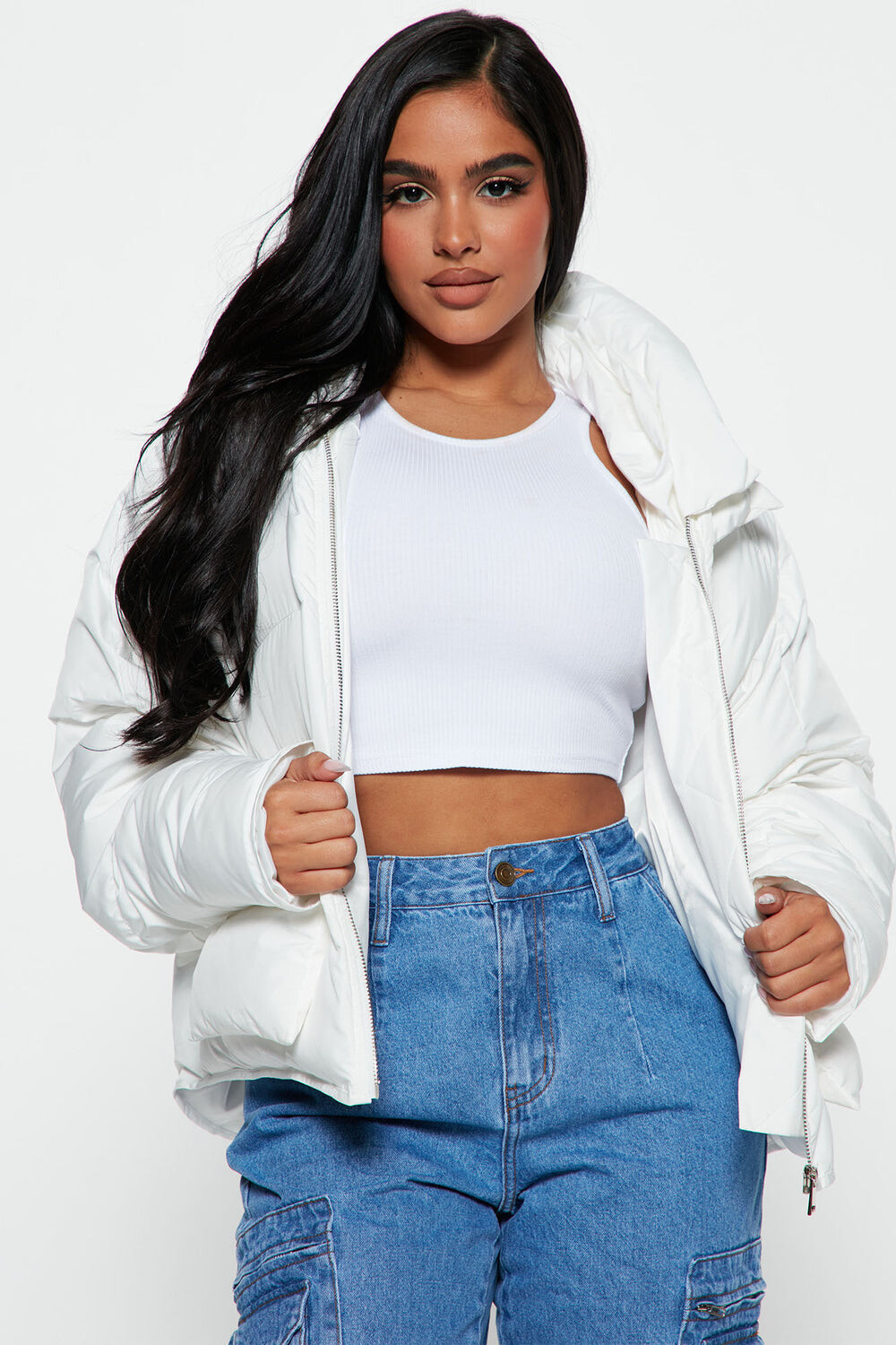 

Куртка Fashion Nova MO7293, белый