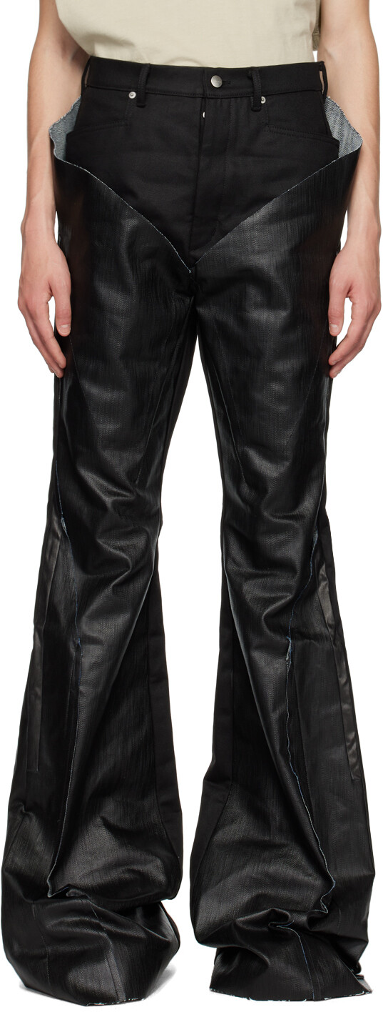 

Черные джинсы с полосками Rick Owens