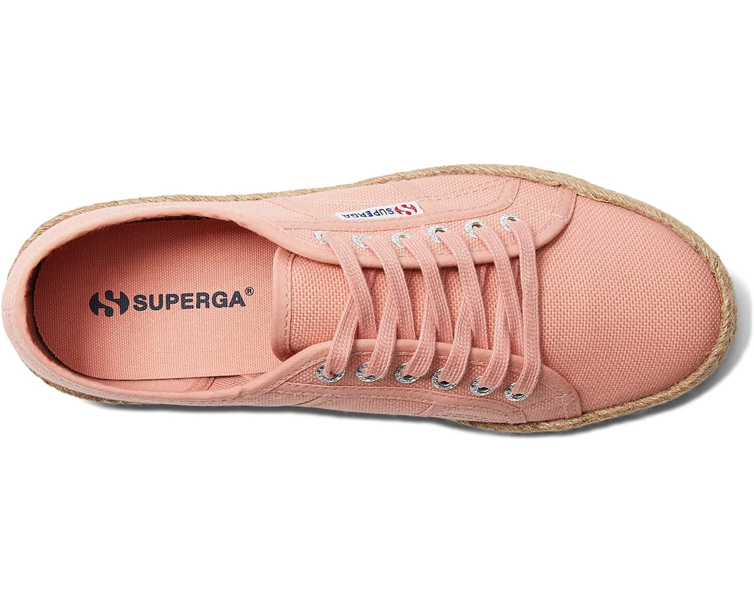 

Кроссовки 2750 - Rope Superga, пыльно-розовый