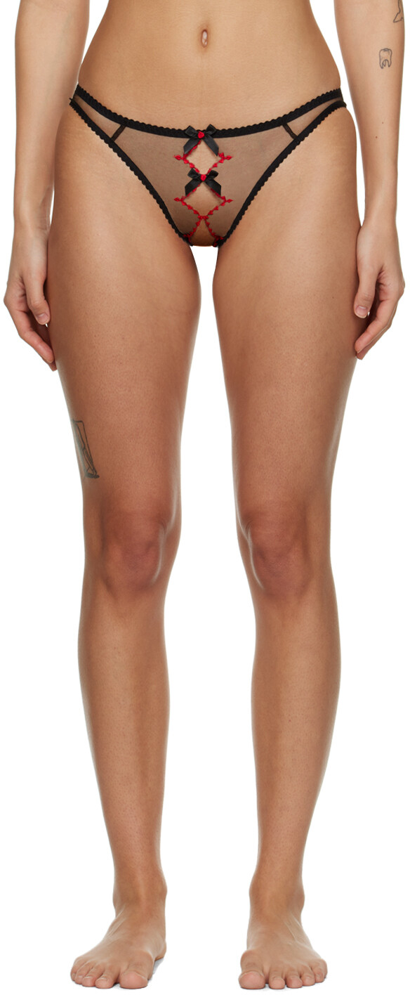 

Черные трусы Lorna Heart Ouvert Agent Provocateur