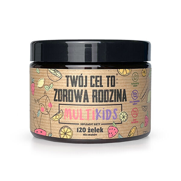 

Twój Cel To Zdrowa Rodzina Биологически активная добавка MultiKids, 120 жевательных конфет /1 упаковка.