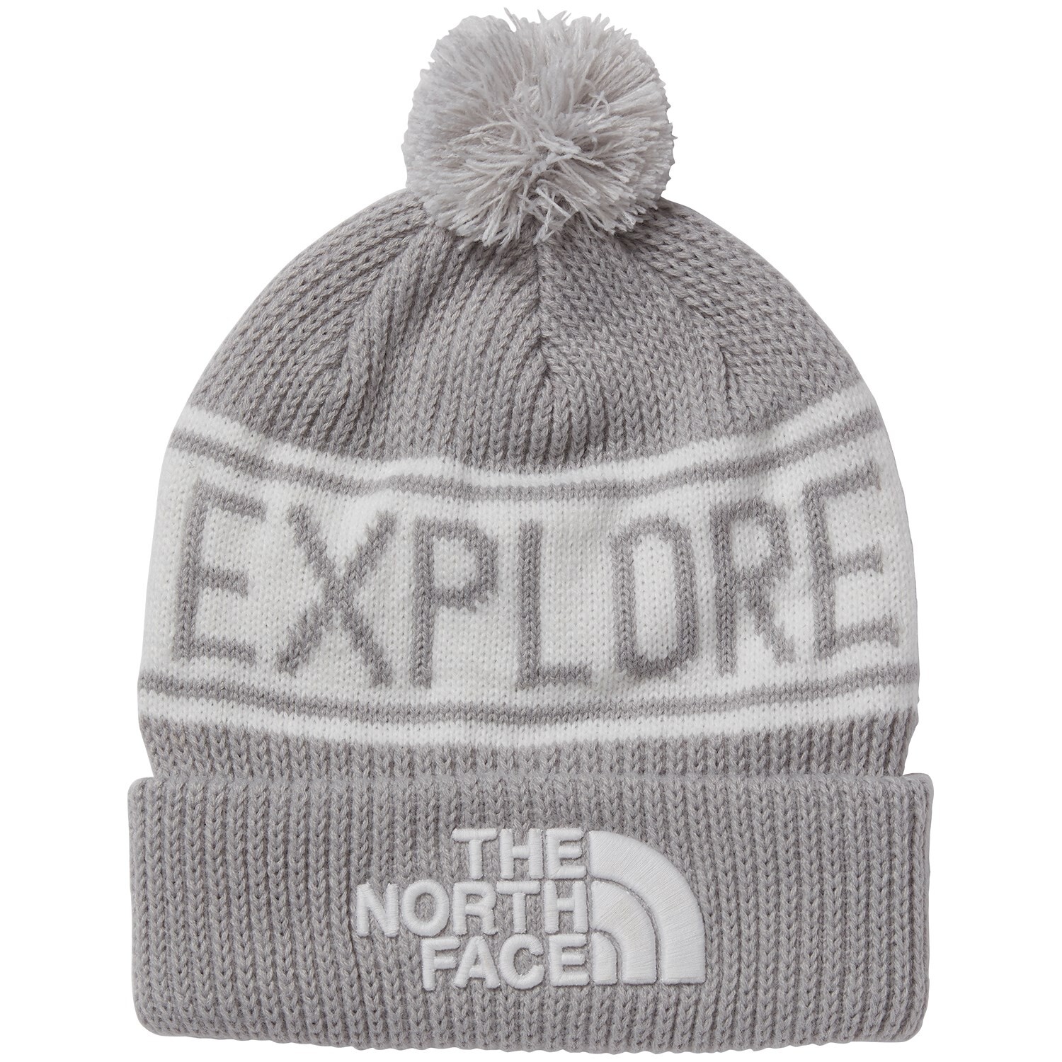

Шапка - Бини The North Face Retro TNF Pom, серый