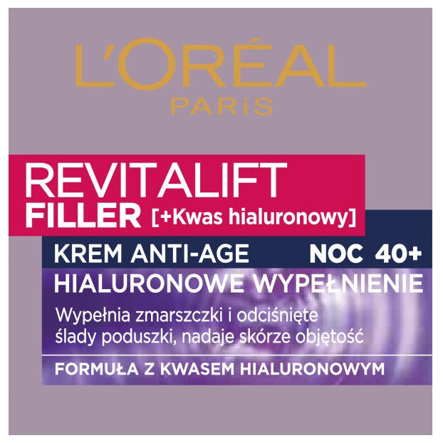

L'Oreal Paris Крем для лица Revitalift Filler [HA] с гиалуроновой кислотой на ночь 50мл