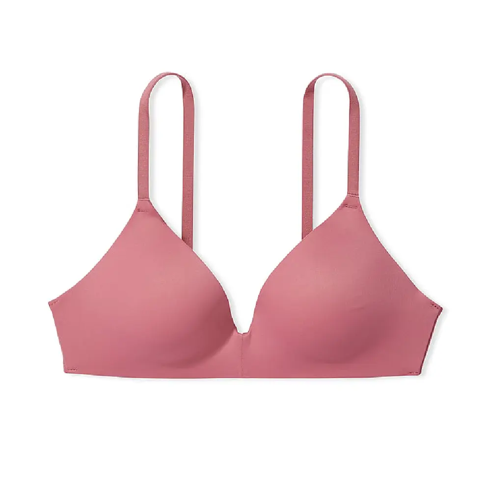 

Бюстгальтер Victoria's Secret Pink Wear Everywhere Wireless Push-up, пудрово-розовый