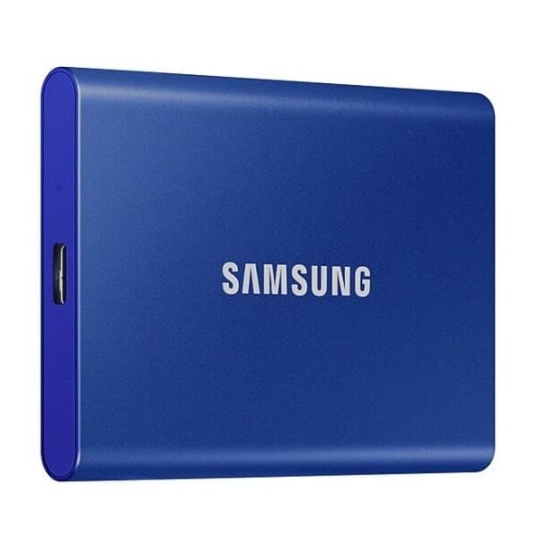 Внешний диск SSD Samsung T7 MU-PC1T0H/WW, 1ТБ, синий - фото