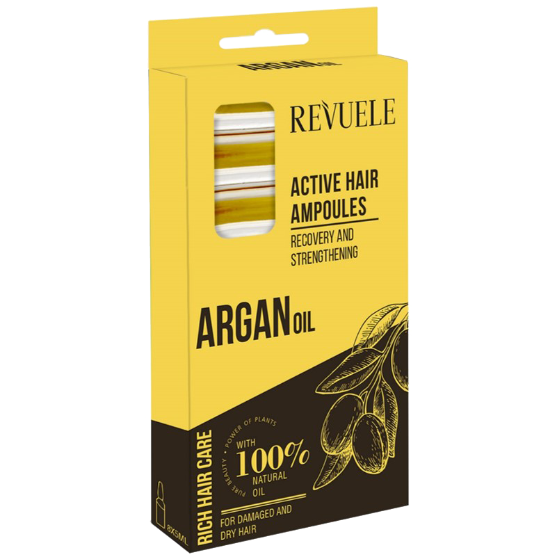 Revuele Argan Oil Active ампулы для волос, 8x5 мл/1 упаковка - фото