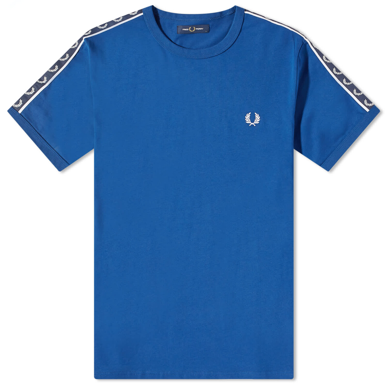 

Футболка Fred Perry Taped Ringer, синий