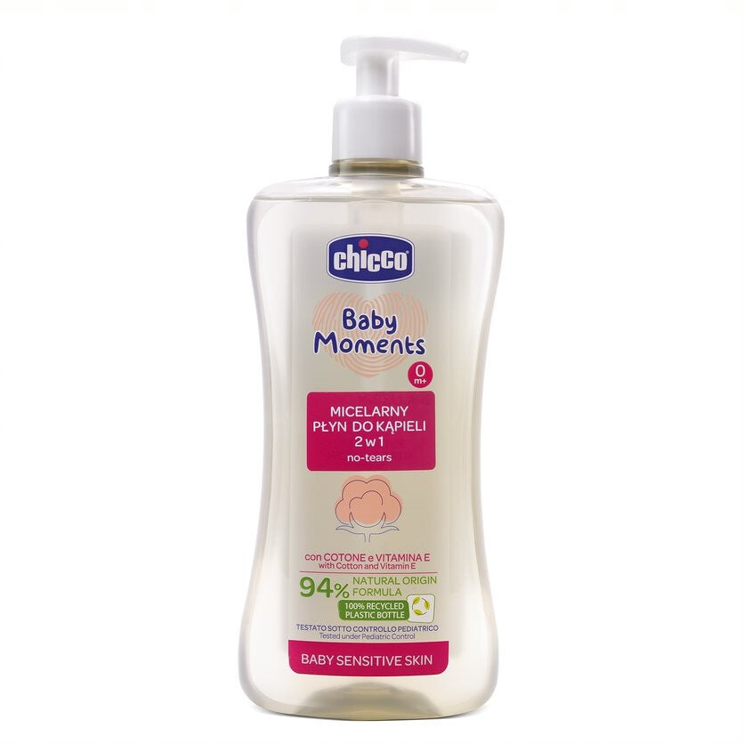 

Chicco Baby Moments мицеллярная пена для ванны 2в1 0м+ 500мл