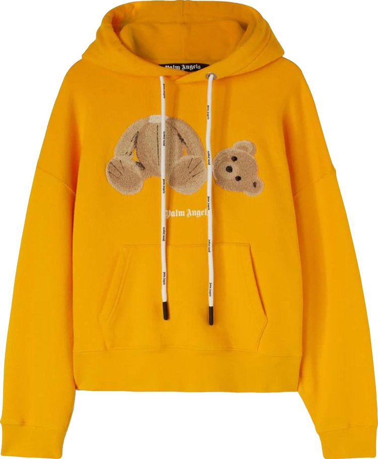 Худи Palm Angels Bear Hoodie 'Ocher Yellow/Brown', желтый - фото