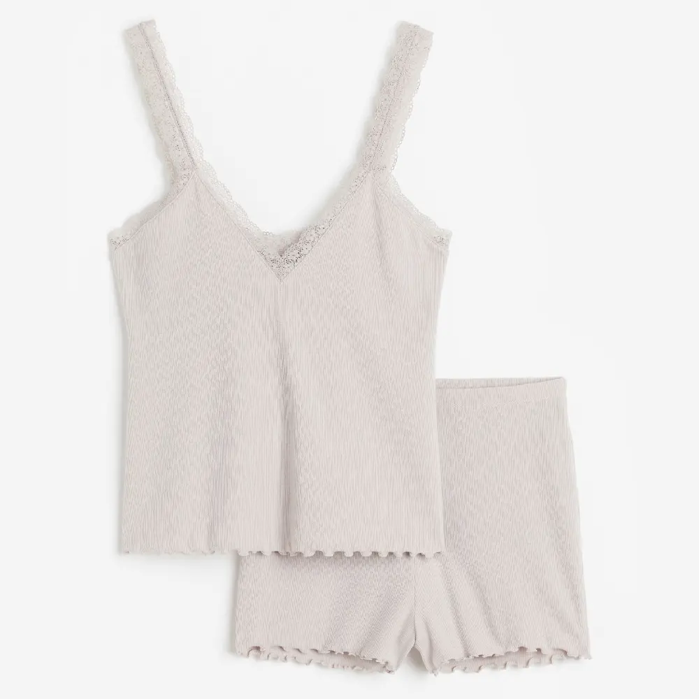 

Пижама H&M Camisole Top and Shorts, серый