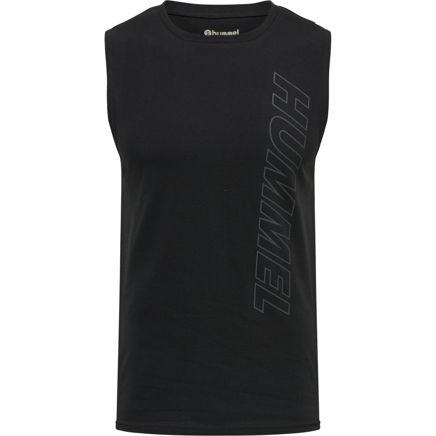 

Hmlte Callum Хлопковая майка Футболка S/L Мужчины HUMMEL, черный