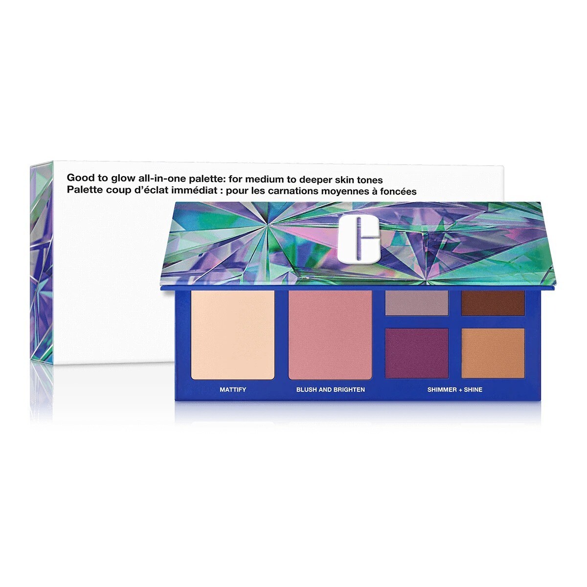 

Палетка Clinique Good to Glow All-in-One For Medium to Deeper Skin Tones, мультиколор