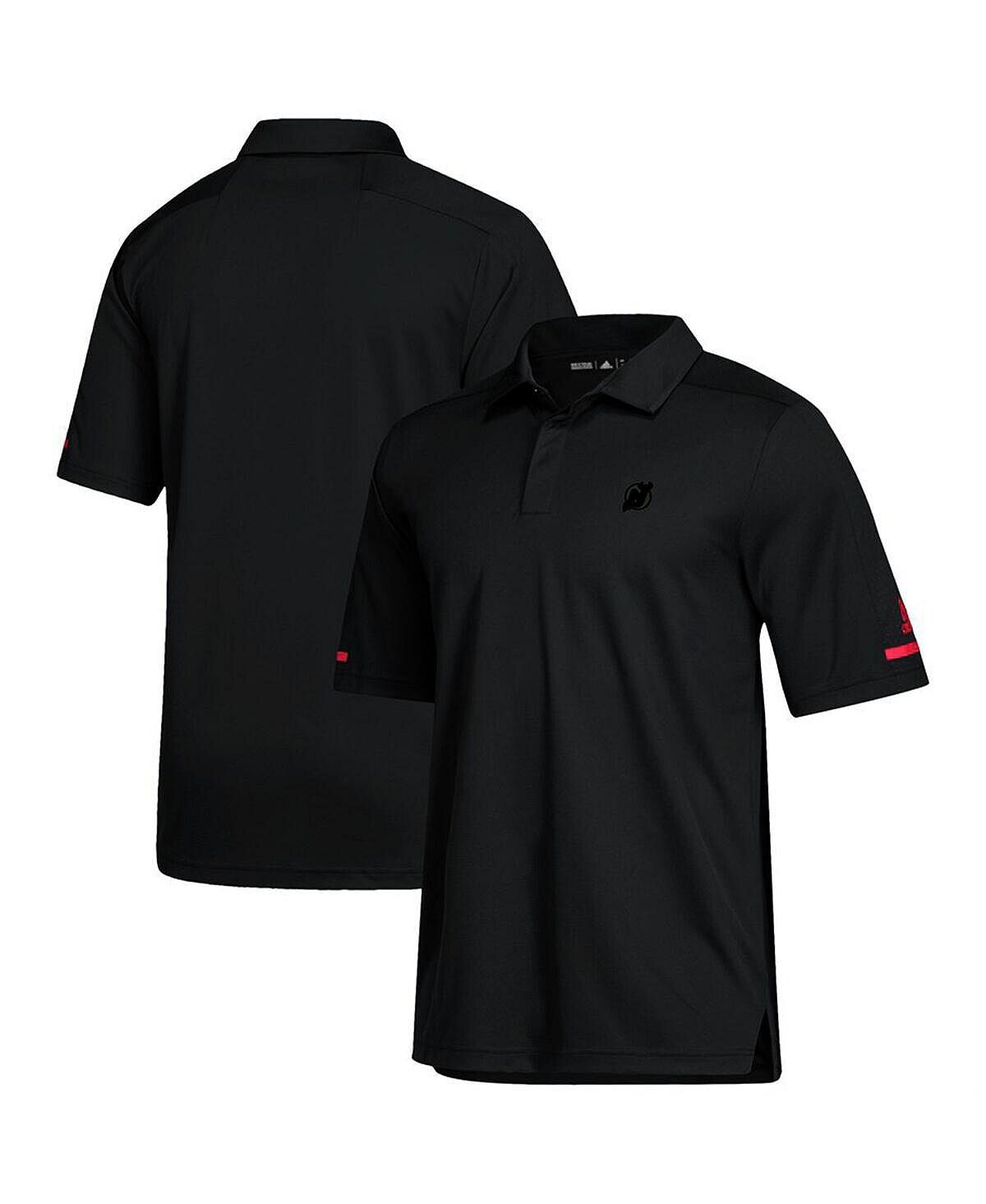 

Мужская черная рубашка поло new jersey devils game day climalite adidas, черный
