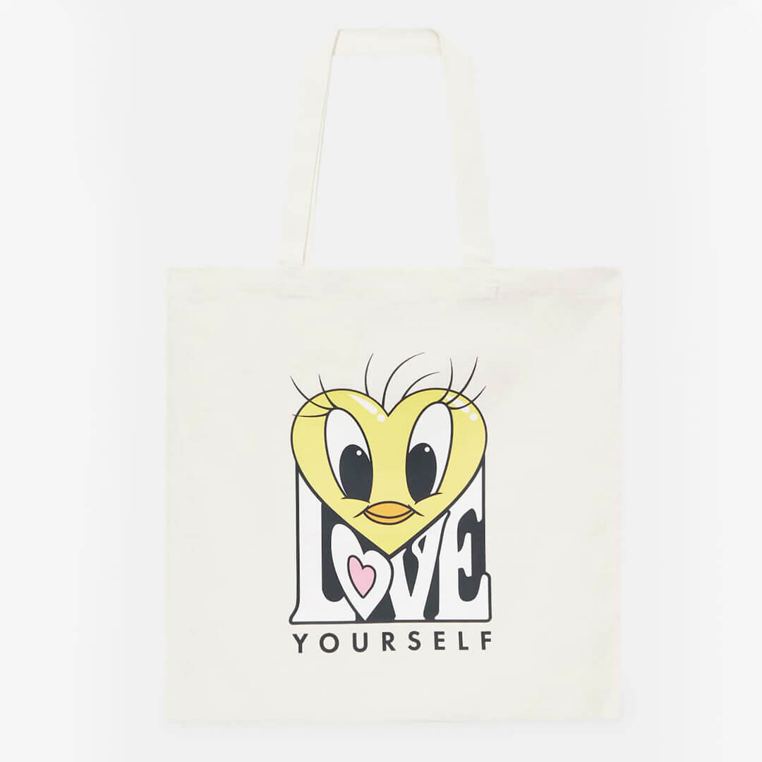 

Сумка-шоппер Pull&Bear Tweety, бежевый