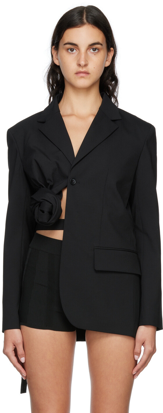 

Черный блейзер Le Papier 'La Veste Baccala' Jacquemus