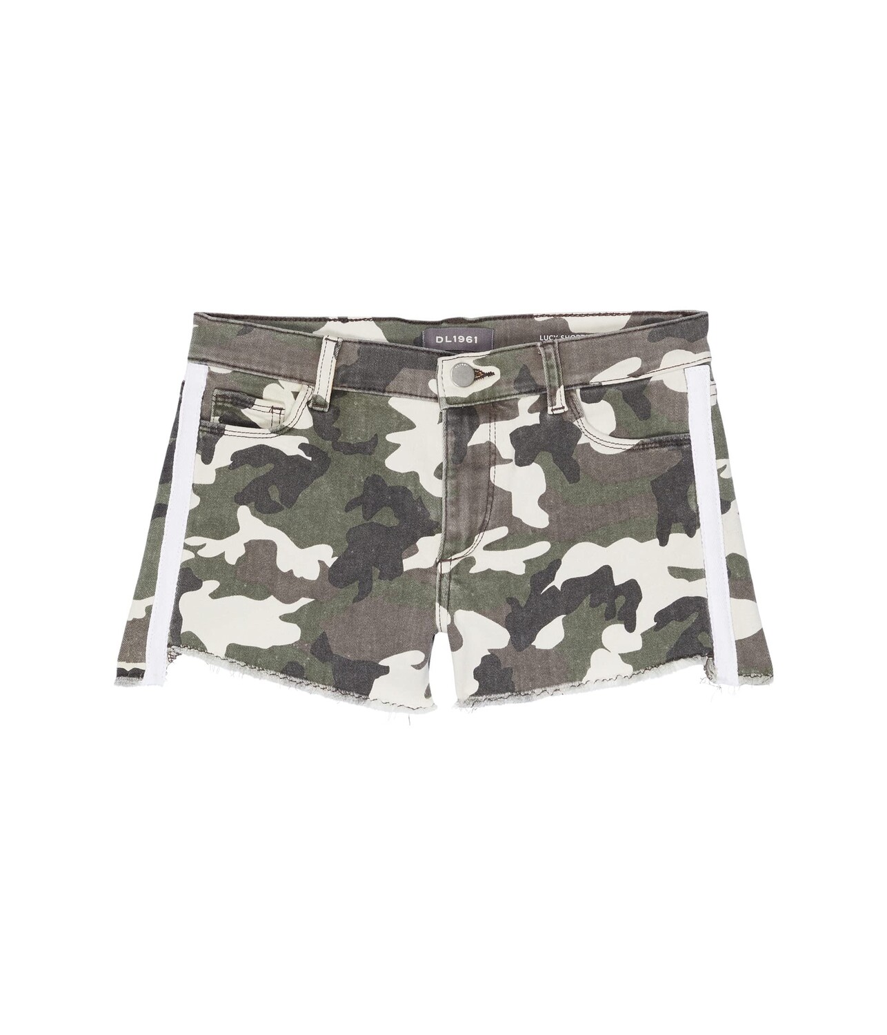 

Шорты DL1961 Kids, Lucy Cutoffs Shorts in HQ Camo Stripe