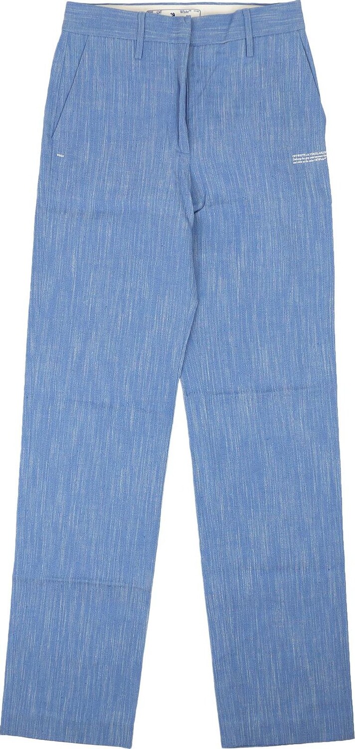 

Брюки Off-White Melange New Formal Pants 'Blue', синий