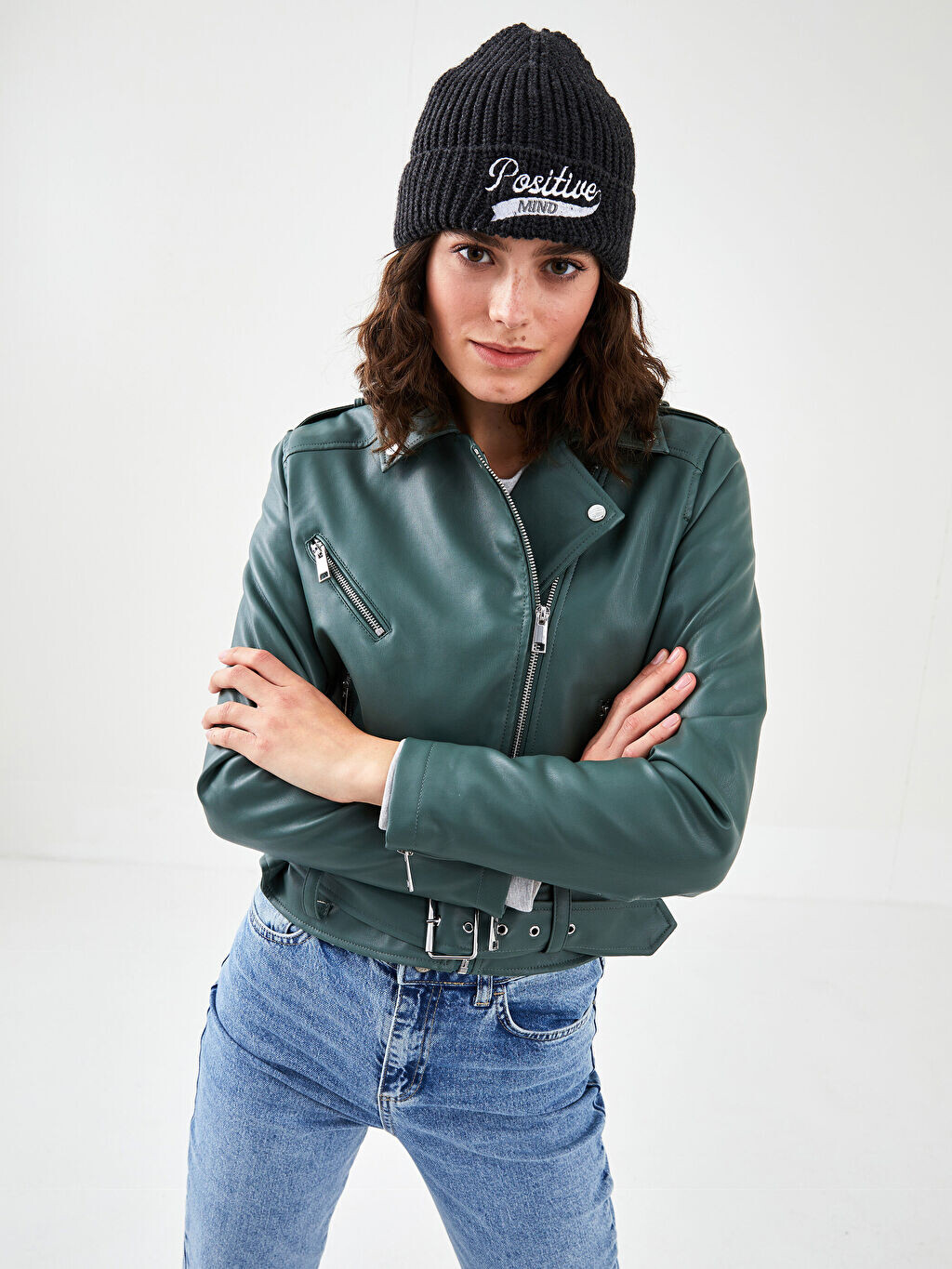 

Вышитый женский вязаный берет Берет LCW Accessories