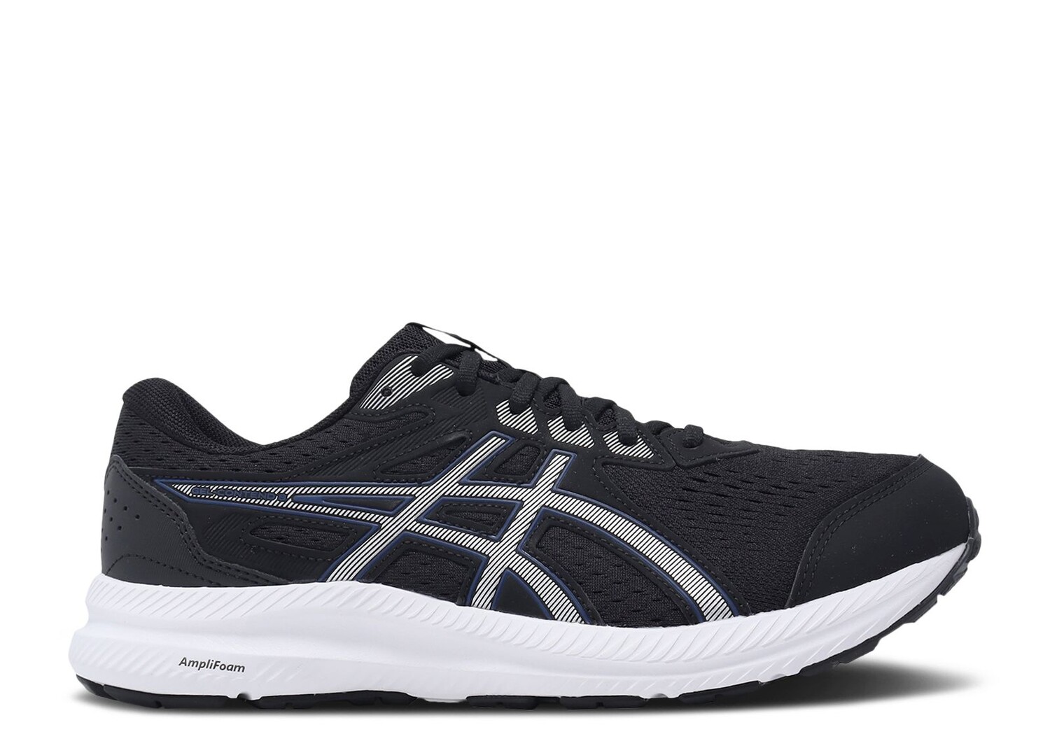 

Кроссовки ASICS Gel Contend 8 4E Wide 'Black Blue Expanse', черный