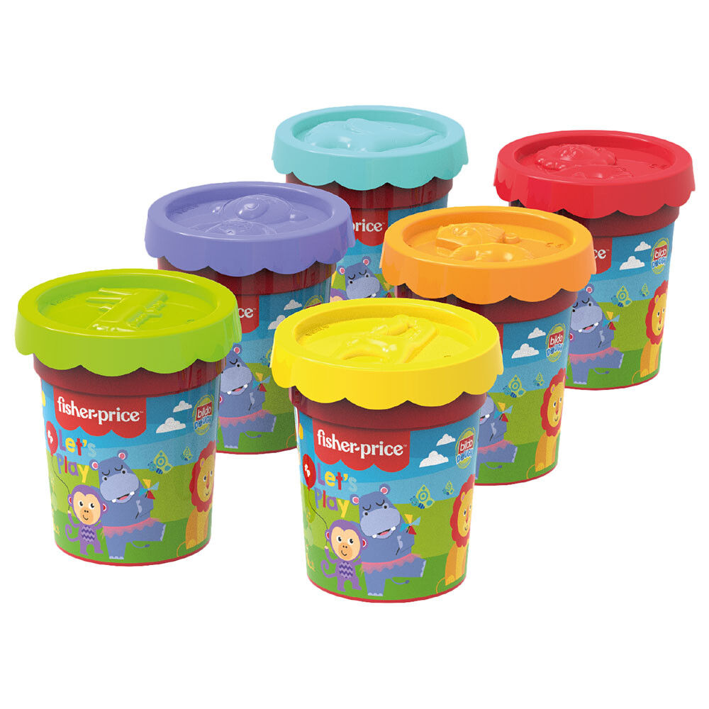 

Тесто для лепки Fisher Price 110 гр, 6 цветов