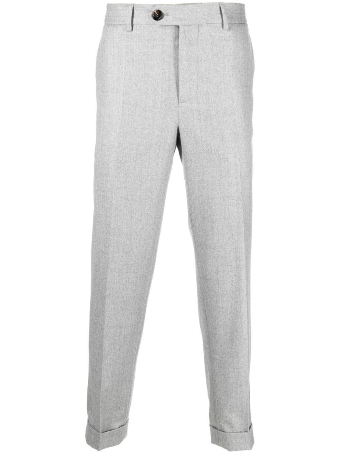 

Brunello Cucinelli шерстяные брюки строгого кроя, серый