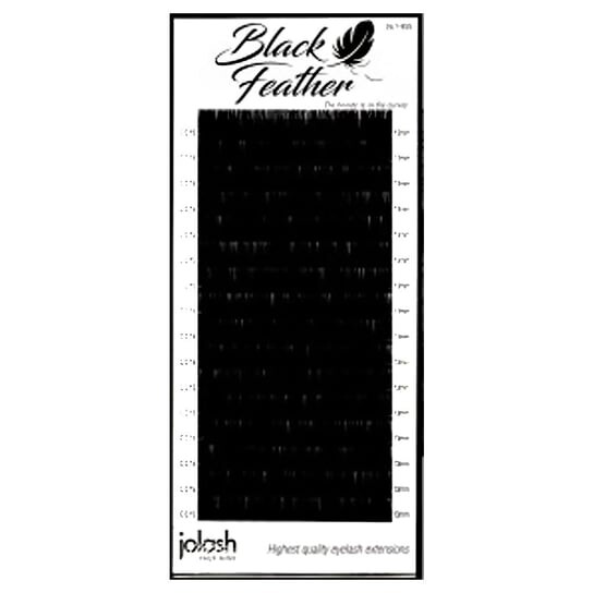 

Ресницы Black Feather C, 0,12, 5мм Jolash