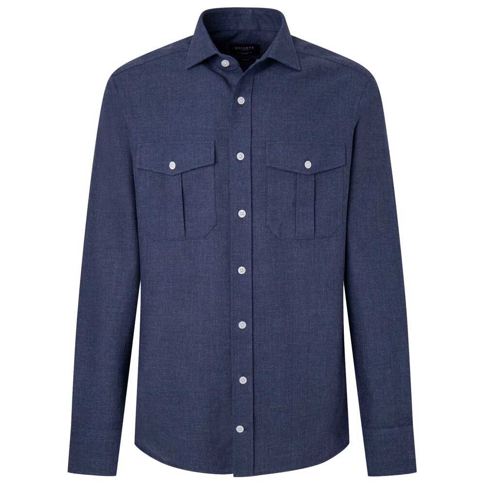 

Рубашка с длинным рукавом Hackett Cargo Shirt, синий