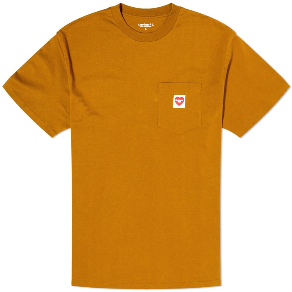 

Футболка Carhartt WIP с карманом и сердечком