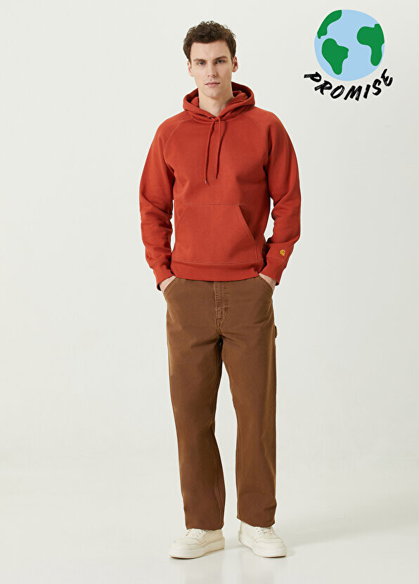 

Коричневые брюки из органического хлопка Carhartt, Коричневый