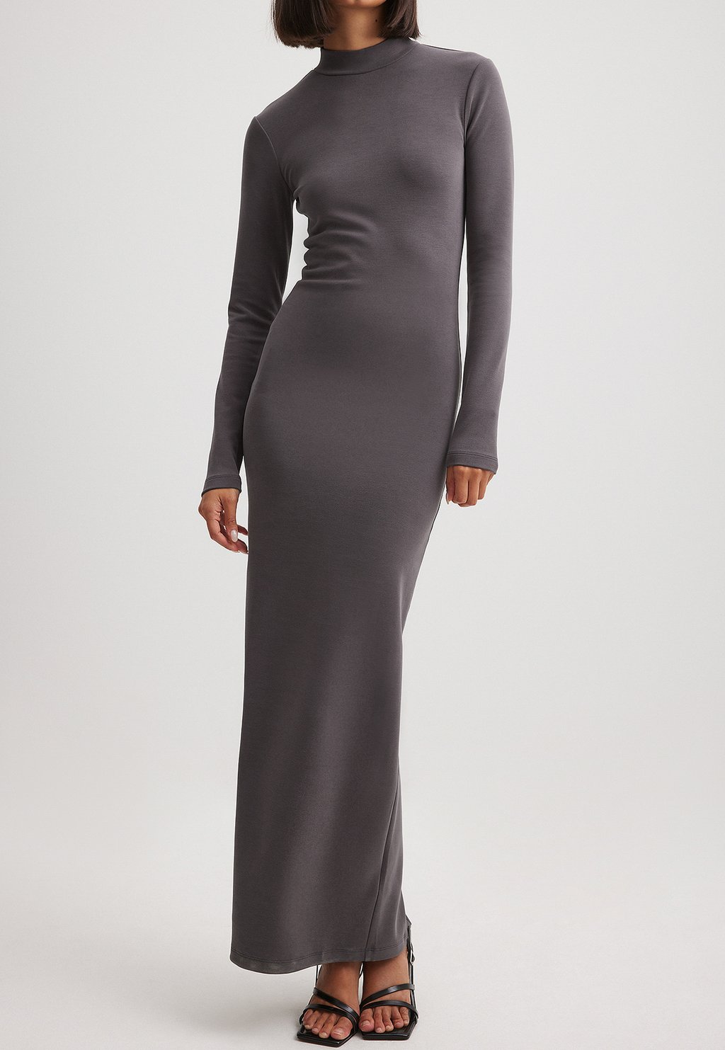 Платье из джерси NA-KD, цвет dark grey