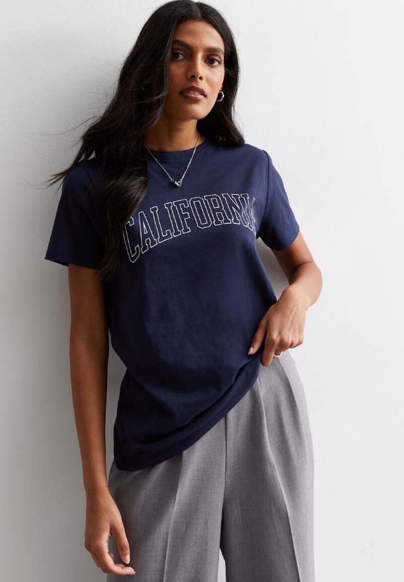 

футболка с принтом California Logo New Look, цвет navy