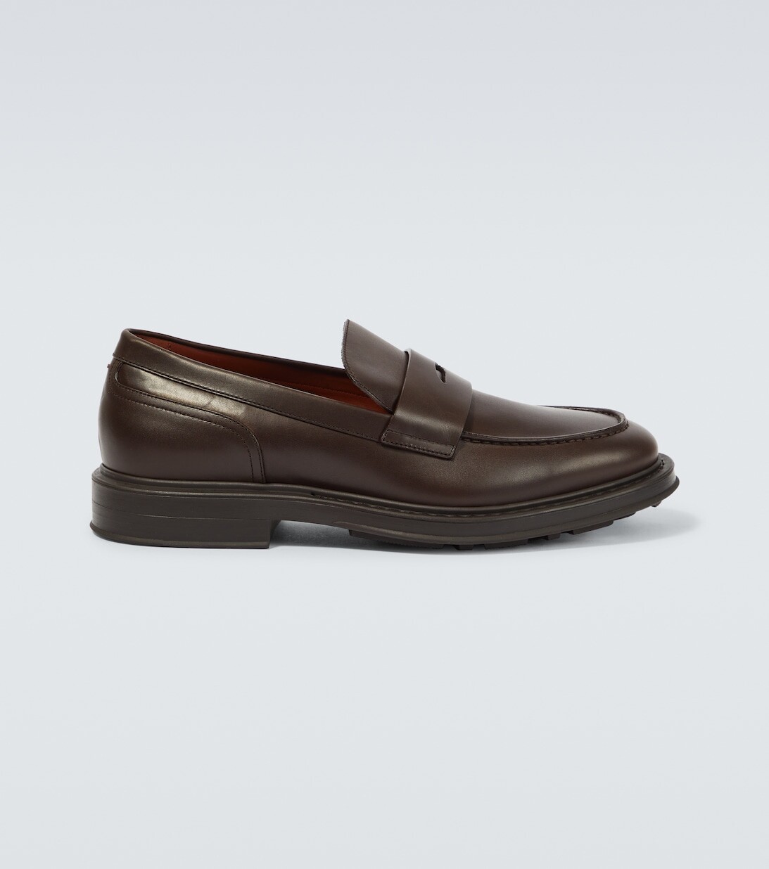 

Кожаные лоферы Loro Piana, коричневый