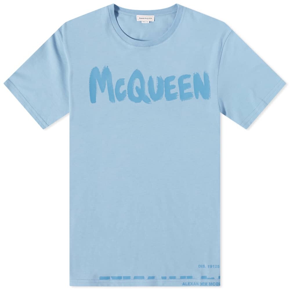 

Футболка Alexander McQueen Grafitti Logo Tee