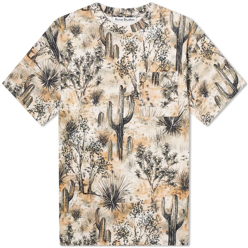 

Футболка Acne Studios Extorr Cactus Print Pocket Tee