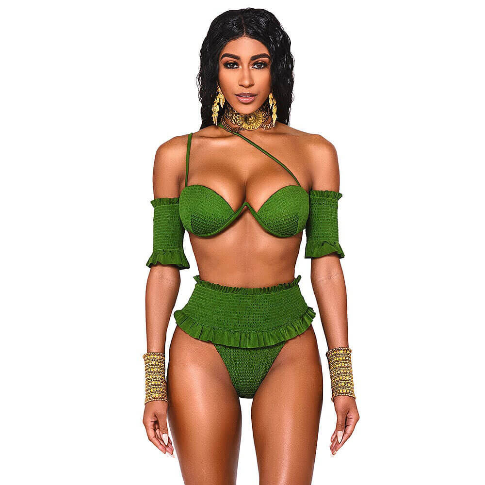 

Топ-бикини Victoria's Secret Bfyne Cavallie, зеленый