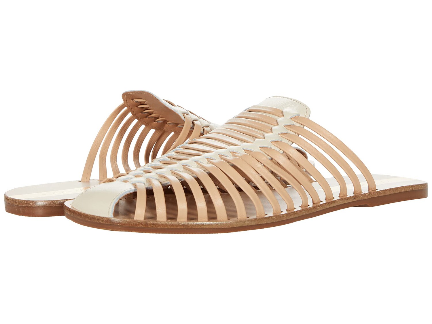 

Мокасины KAANAS, Abai Huarache Color-Block Leather Slide