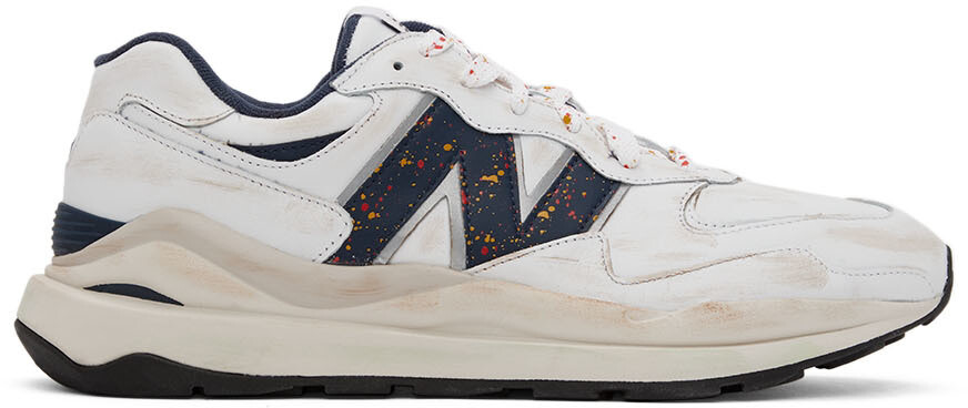

Бело-синие кроссовки 57/40 New Balance