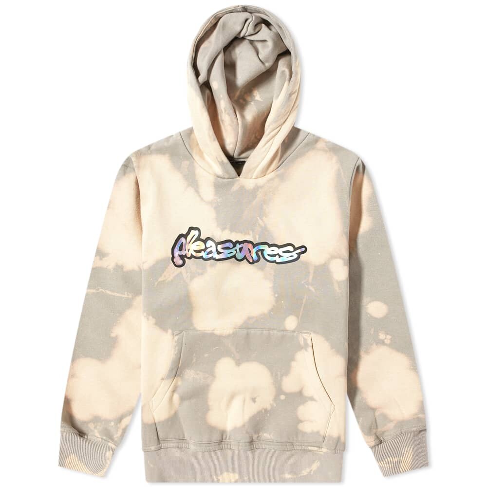 

Толстовка Pleasures Decay Logo Bleach Hoody, Серый