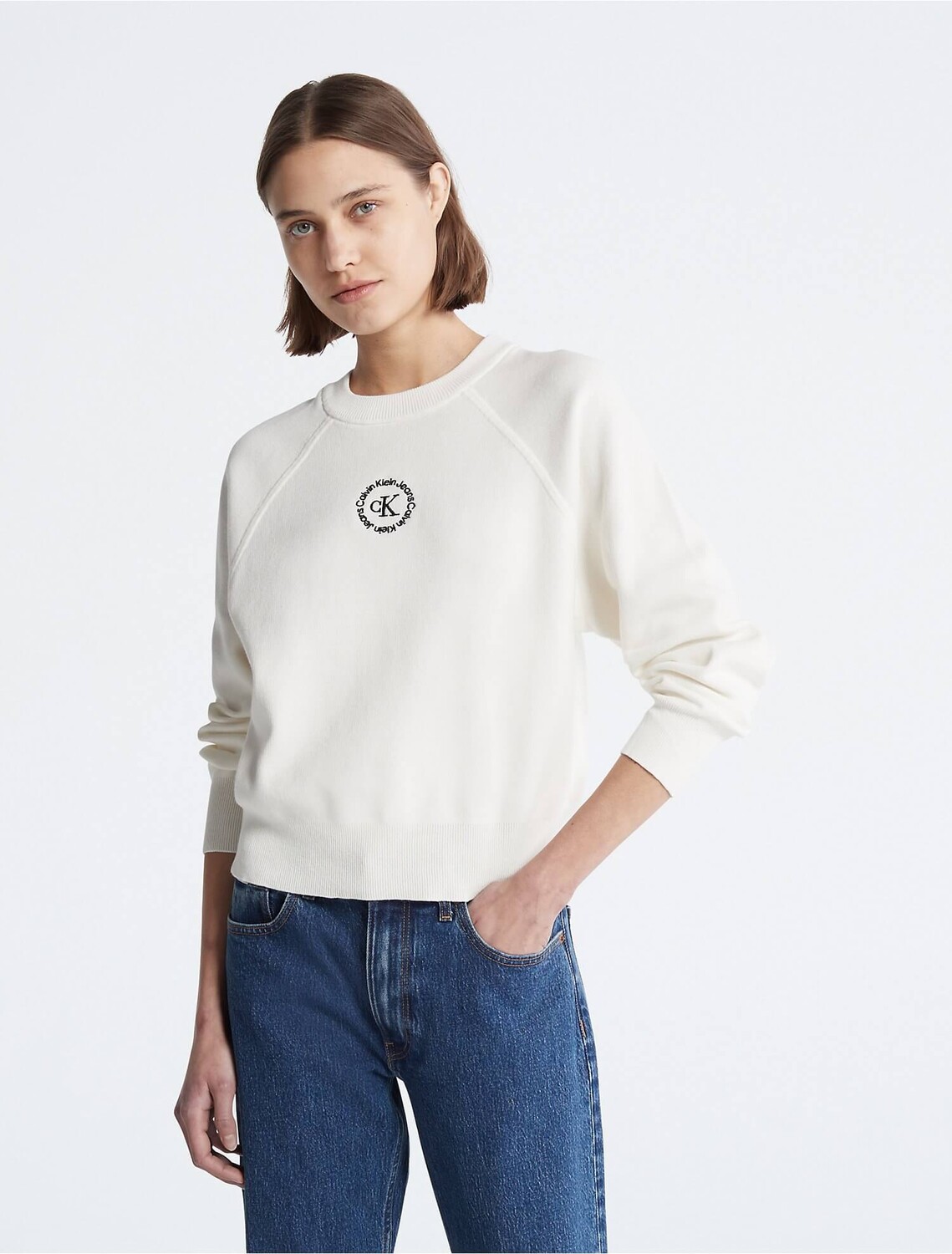 

Джемпер Calvin Klein, белый
