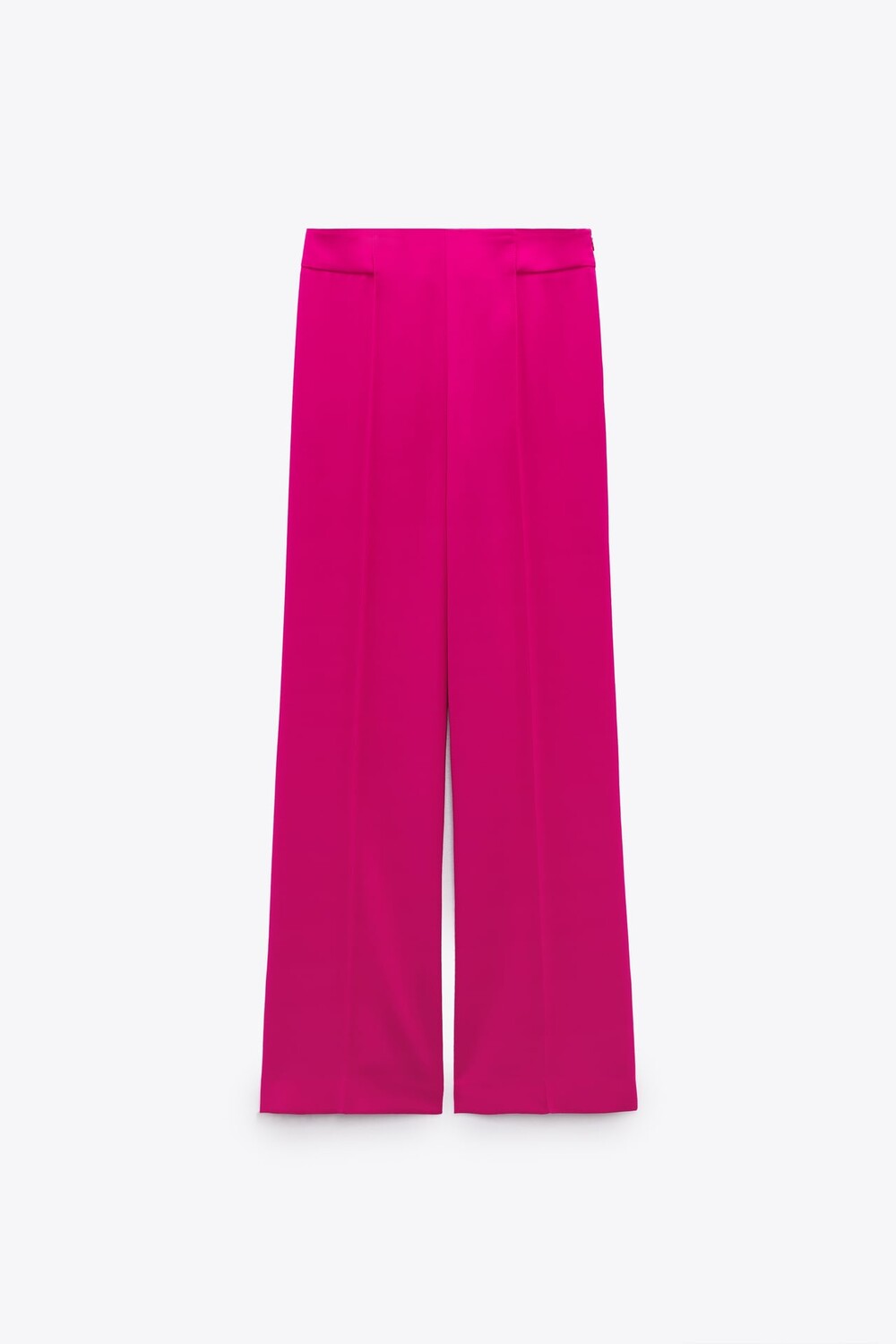 

Брюки Zara Long Flowing, неоновая фуксия, Розовый