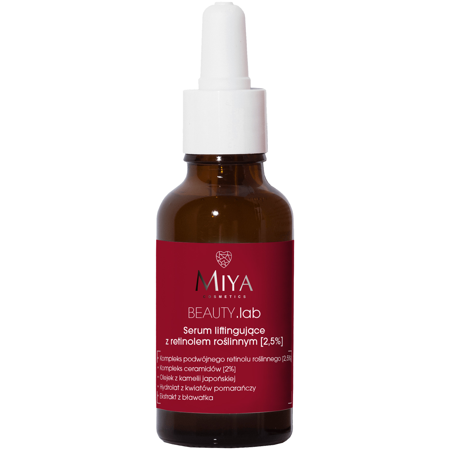 цена Miya Cosmetics BEAUTY.lab лифтинг-сыворотка для лица с растительным ретинолом, 30 мл