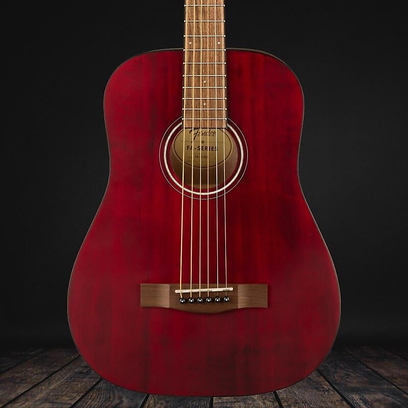 

Fender FA-15 3/4 Steel String w/bag- Red