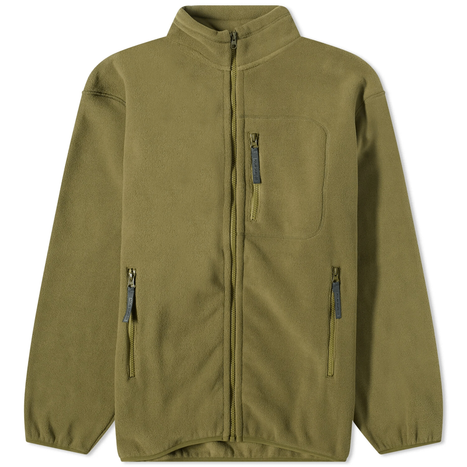 

Флисовая толстовка на молнии Polar Skate Co. Basic, зеленый