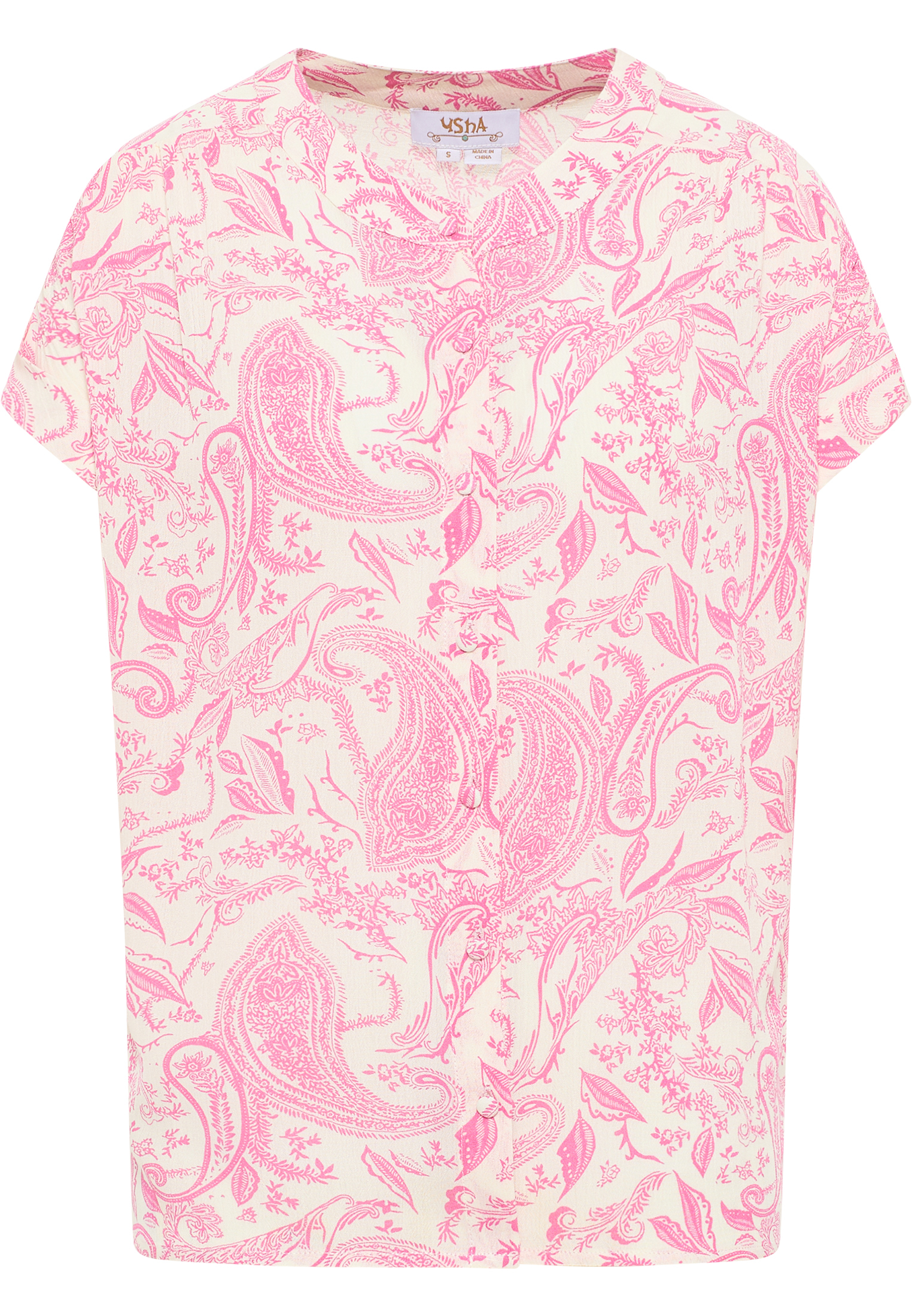 Блуза usha FESTIVAL Kurzarm, розовый