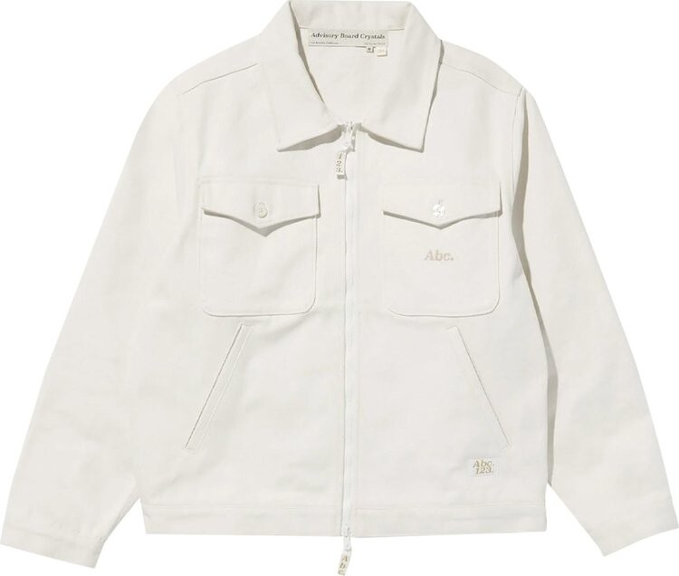 

Куртка Advisory Board Crystals Harrington Jacket 'Selenite White', белый