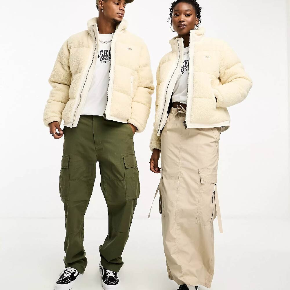 

Куртка Dickies Mount Hope Borg Puffer, светло-бежевый