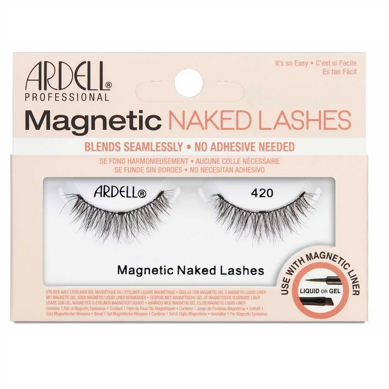 Ardell Магнитные накладные ресницы Naked Lashes 420 Black магнитные ресницы magnetic eyeliner lash tempt kmel02