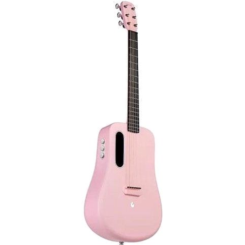 электроакустическая гитара lava me pro bk gd Гитара Lava электроакустическая, розовый