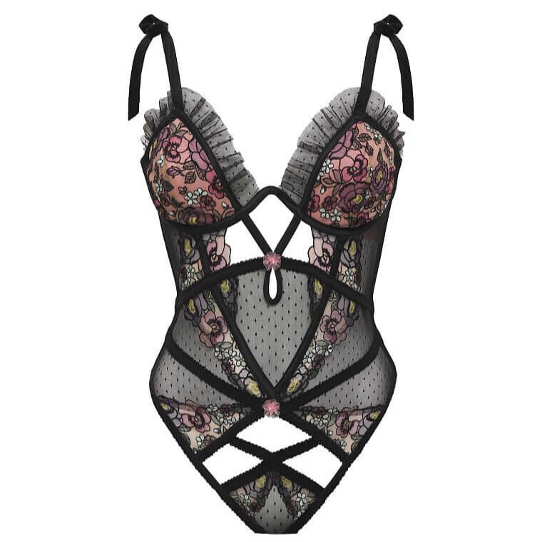 

Боди For Love & Lemons Clara, черный