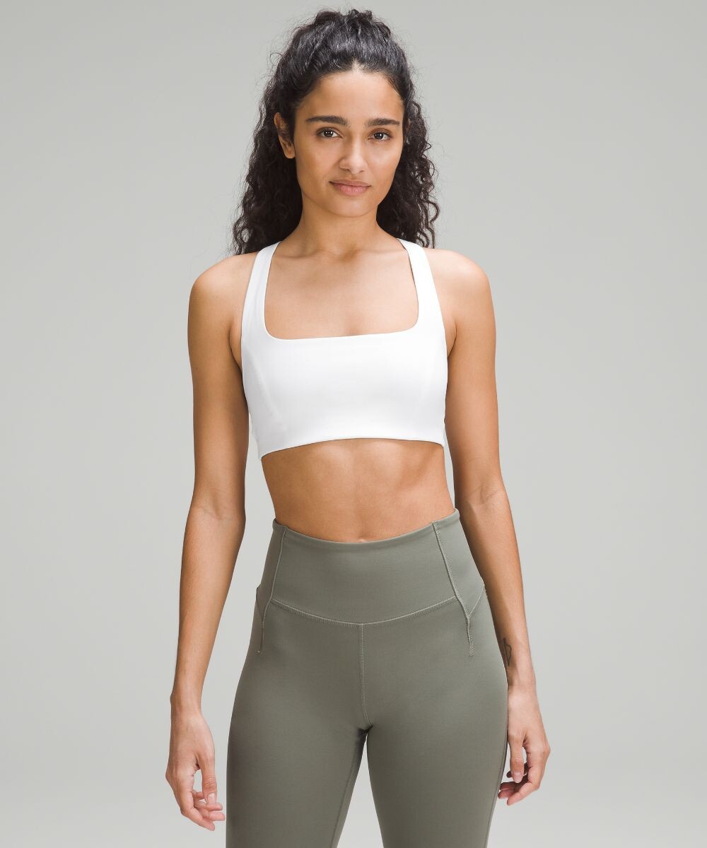 

Бюстгальтер для йоги SmoothCover Lululemon, белый